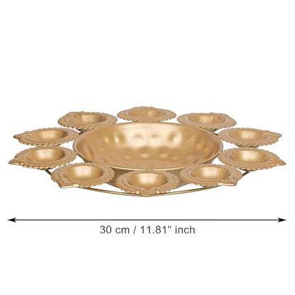 Pack of 2 Diwali Design Modern Metal Art Decor Home Decoration Perfect for Living Room/Hotel/Restaurant/Bedroom/Drawing Room