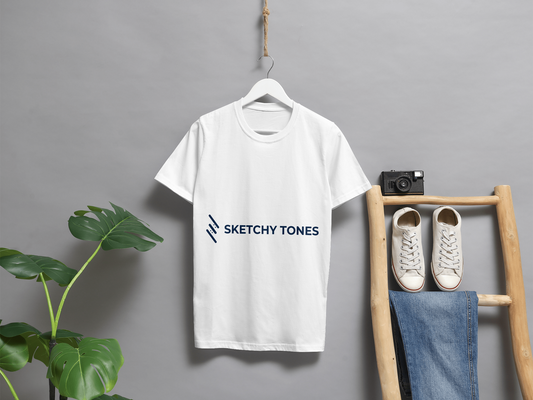 SKETCHY TONES SIGNATURE V SHAPE T-SHIRT (PREMIUM)